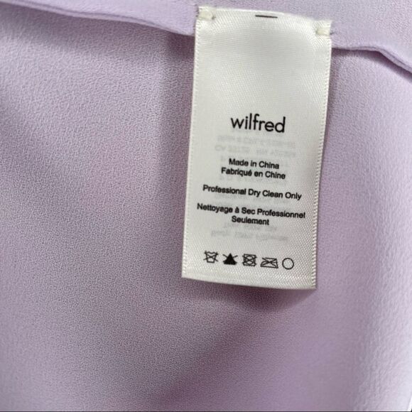 Wilfred Lavender Sleeveless A-Line Top Size XS - Picture 4 of 5
